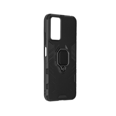 Husa Xiaomi Redmi Note 12S, Techsuit Shield Cu Inel Metalic, Negru